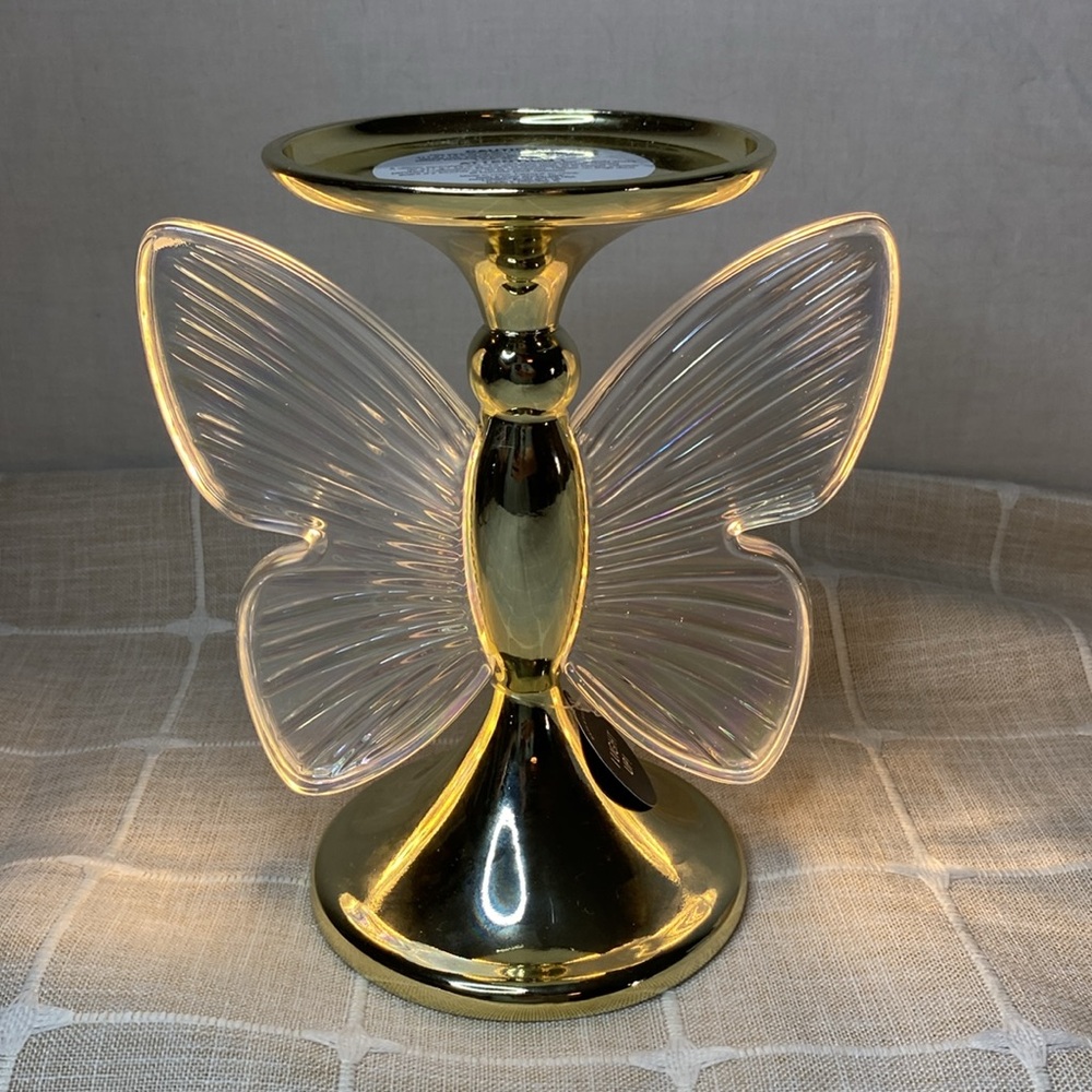 Bath & Body Works Elegant Light Up Butterfly Candle Holder Decorative Home Decor - Picture 1 of 6